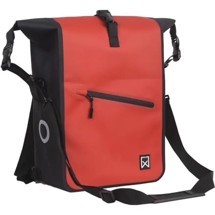 Willex Rugzak Combi Fietstas 100% Waterdicht Rood