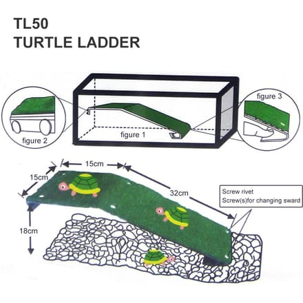 Schildpaddertrap Plastic Schildpaddendak Drijvende Pier Reptiel Rustplatform Aquarium Tank Decoratie black