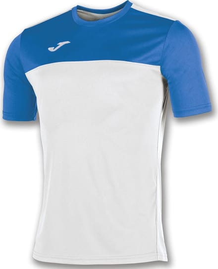 Joma Winner Shirt Korte Mouw Kinderen - Wit / Royal | Maat: 128-140