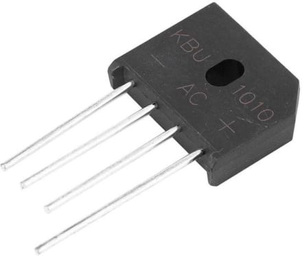 Allecto - Diodebrug - 10A 1000V - Voor Voedingsschakelaar - 4-pins