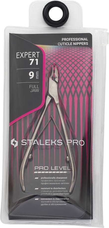 Staleks Pro Expert 71 - 9mm - Full Jaw - Cuticle Nippers