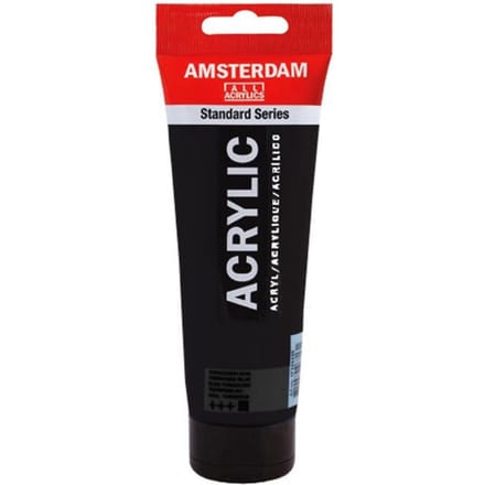 Peinture Acrylique en tube - Noir oxyde - 735 - Amsterdam - 250ml