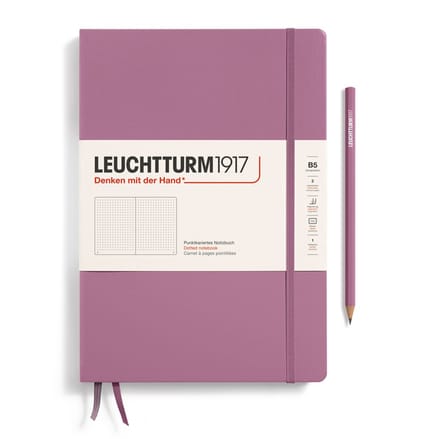 Leuchtturm1917 B5 Composition Notitieboek met hardcover Dotted Dusty Rose