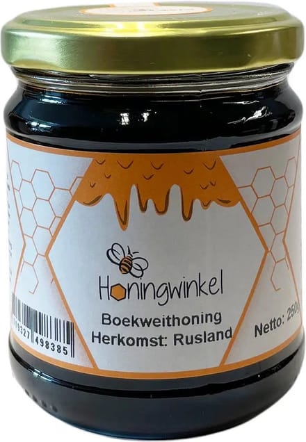 Boekweithoning Rusland - 250g - Honingwinkel - Honing uit Rusland