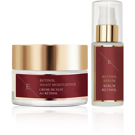ErthSkin London RETINOL SERUM + NACHTMOISTURIZER 1