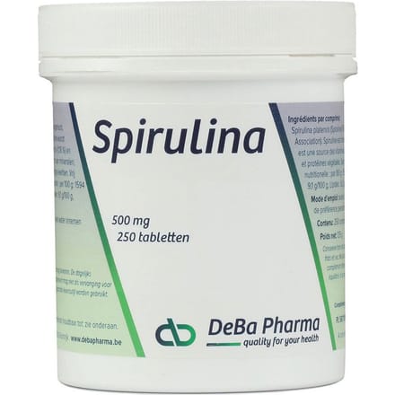 DeBa Pharma Spirulina 500 mg 250 Tabletten