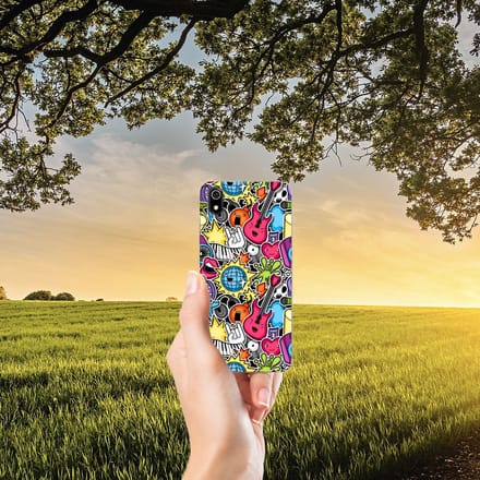 Xiaomi Redmi 7A Silicone Back Cover Punk Rock