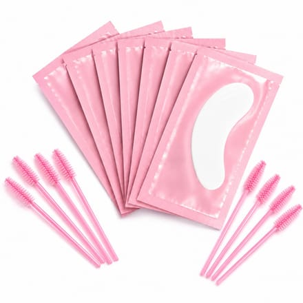 Guardian Beauty Eye Pads - 50 stuks - met 50 stuks Wimper Borstels - Wimper Extensions
