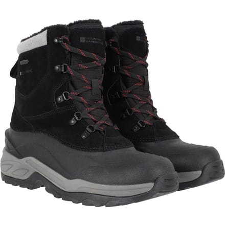 Mountain Warehouse Heren Snowdon Extreme Suede Snow Laarzen (Zwart)
