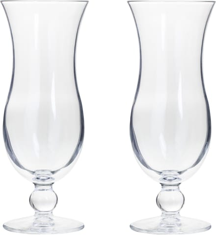 Secret de Gourmet Cocktail glazen - 8x stuks - 440 ml - transparant - 8 x 21 cm