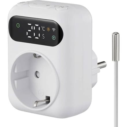 Sygonix SY-6824096 Universele thermostaat Montagewijze: Tussenstekker Weekprogramma 1 stuk(s)