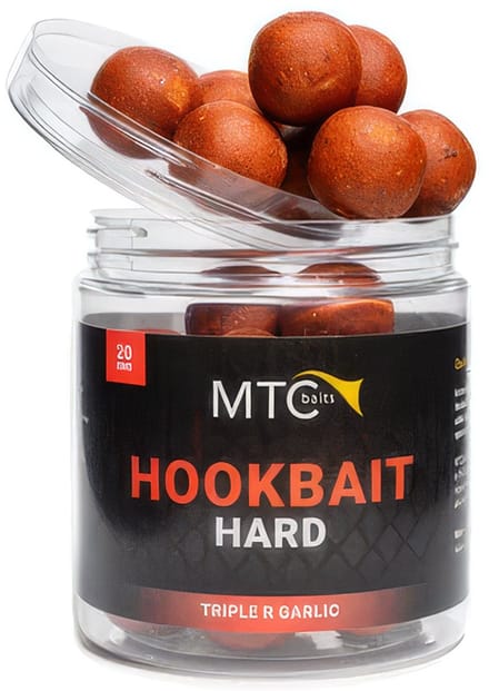 MTC Baits Hookbait Hard - Triple R Garlic - 24 mm Rood