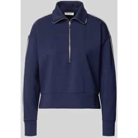 sweatshirt met korte Ritssluiting