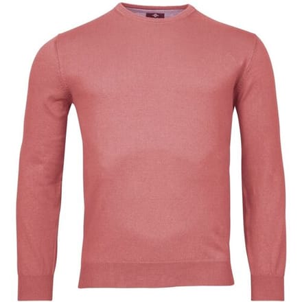 Baileys Trui Uni Crew Neck Single Knit Pima Cotton Zalm / male