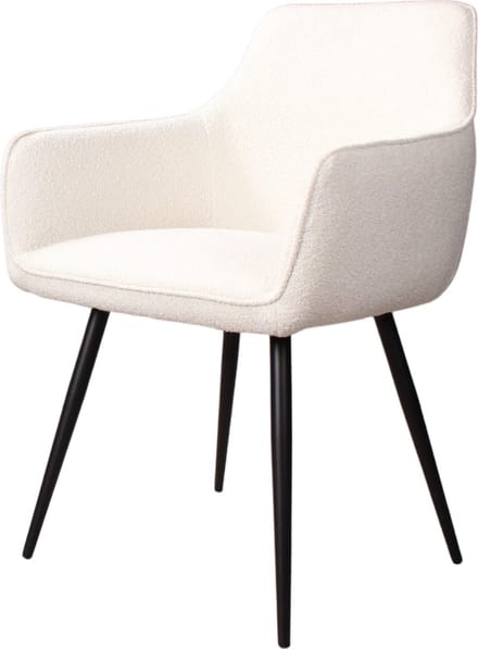 DS4U® Ravi 3.0 eetkamerstoel boucle - wit