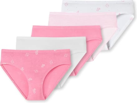 Schiesser 5 PACK Slips 95/5 Multipacks Meisjes Onderbroek