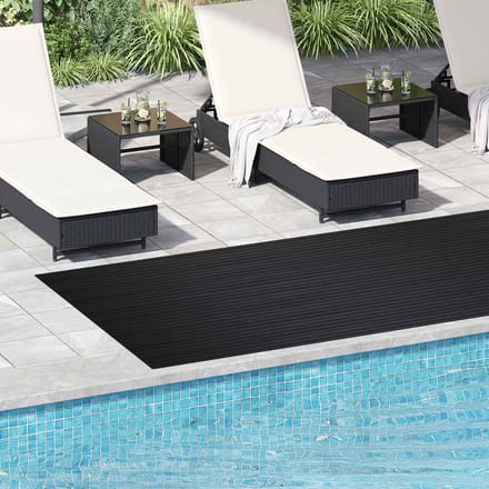 vidaXL - Vloermat - Zwart - 1,5 - x - 4 - m - Rubber