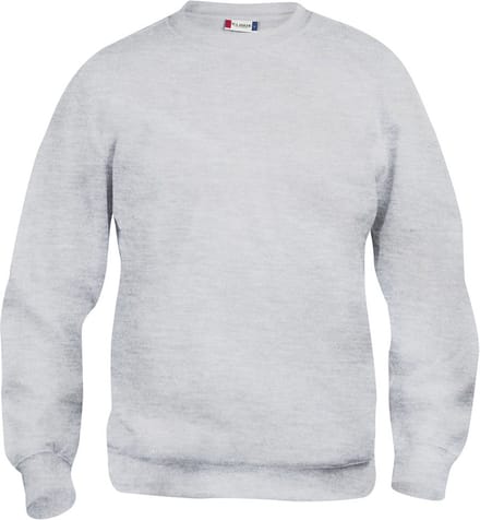 Clique Basic Roundneck 021030 - Grijs-melange - M