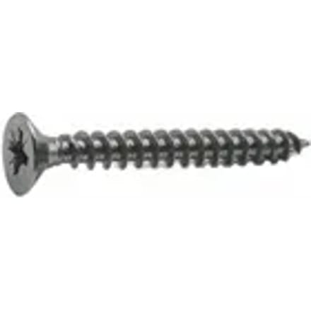 Sencys Universele Schroef Rvs Verzonken Kop Pozi - 4,5x40mm - 10 Stuks