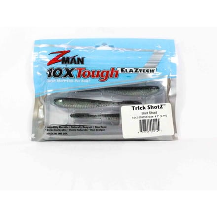 Zman Soft Lure Trick Shotz 4,2 Inch 6/Pack Bad Shad (2144)