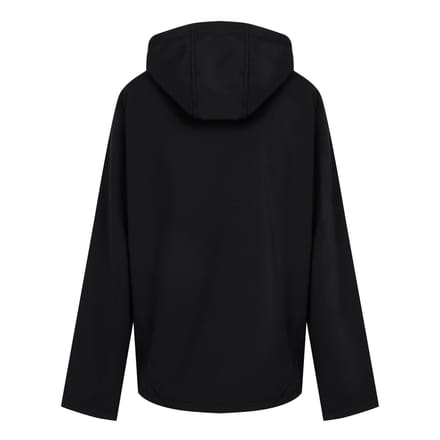 Regatta Heren Navigate Dubbellaags Soft Shell Jacket met capuchon (Zwart/Nieuw Royal)