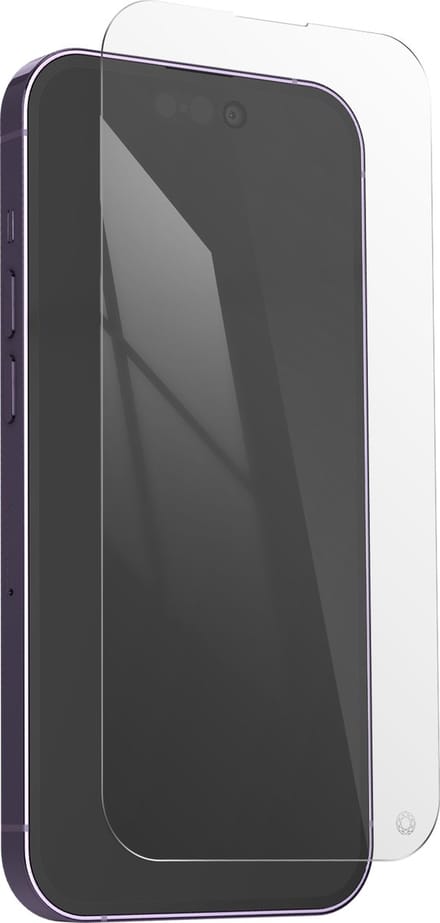 Force Case, Screenprotector geschikt voor iPhone 14 Pro - Organic Glass, Transparant