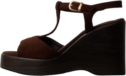 Sandalen met plateauzool en bandje van R and Be