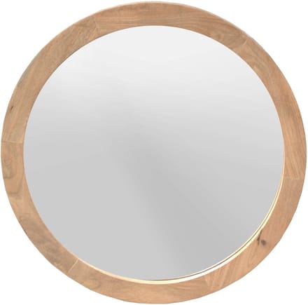 Starfurn Ronde spiegel Dide Naturel Mangohout 80 cm