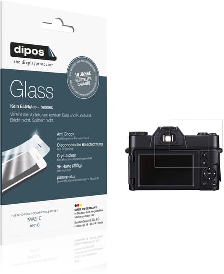 dipos – 2x Pantserfolie geschikt voor SWZEC AR10 | 9H Screenprotector