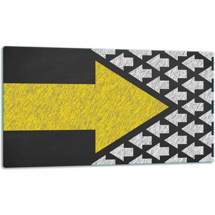 TMK ArtDeko - Snijplank - Glas - 52x30cm - Hoge Kwaliteit
