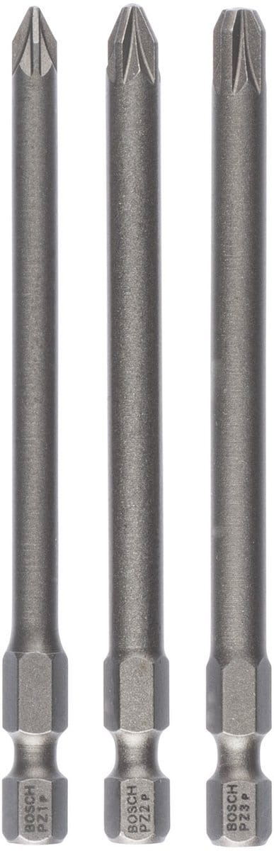 Bosch 3-delige bitset Extra Hard - 89 mm