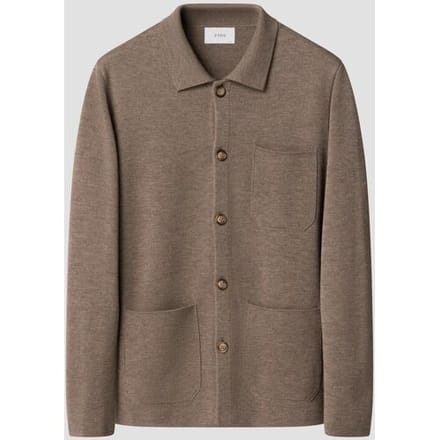 Eton Vest Luxury Extrafine Merino Milano Stitch Button Closure Beige / male