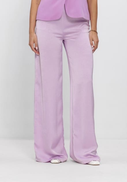 Ydence Pants Wendy Tall Broeken Dames - Lila - Maat S