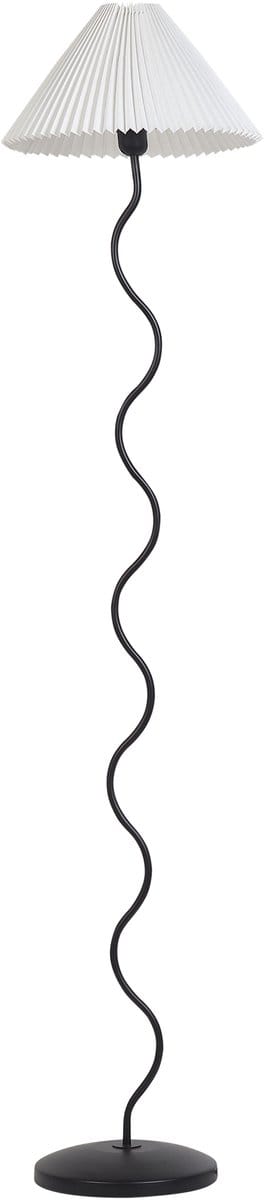 JIKAWO - Staande lamp - Zwart - Metaal