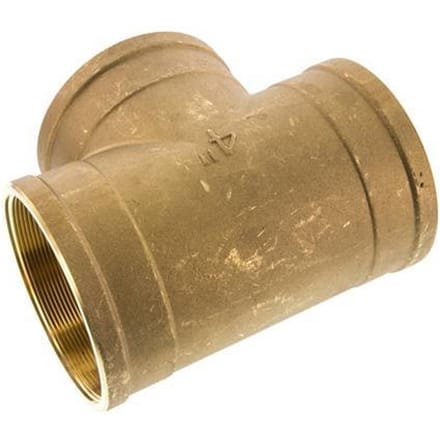 G 4'' Messing T-stuk 16 Bar - FL3T-F-B-400G