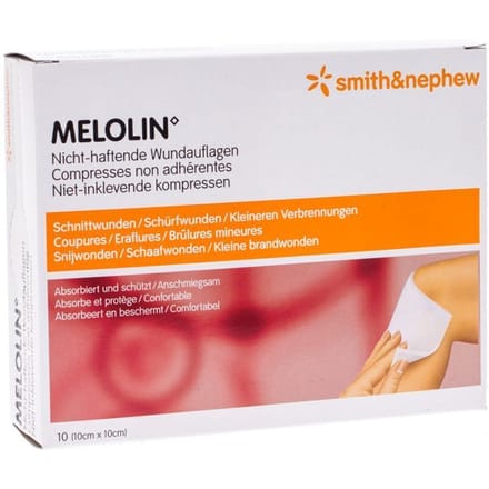Melolin Kp Ster 10x10cm 10 66030261