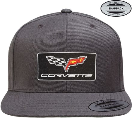 Corvette Cap C6 Patch Premium Snapback-pet GM-91-CORV9903-CB65