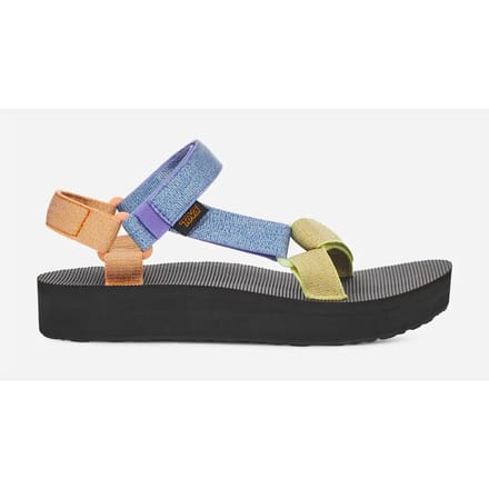 Teva MIDFORM UNIVERSAL - Dames Sandalen - Zwart/Oranje/Bruin - Maat 42