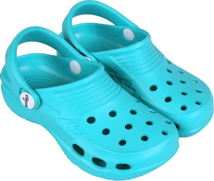 Turquoise rubberen slippers voor kinderen - LEMIGO / 25