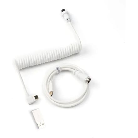 Keychron Coiled Aviator kabel haaks wit