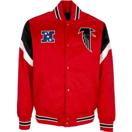 Herenbomberjack Nfl zwaargewicht satijnen jack Atlfal originele teamkleuren