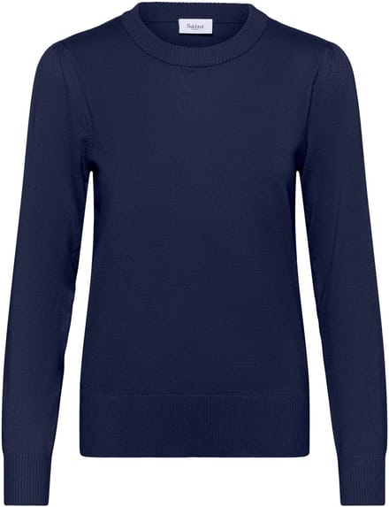 Saint Tropez MilaSZ Pullover Dames Trui - Navy Peony