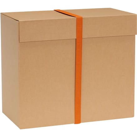 Natuurlijke ordners en opbergdozen Hubsch Interior Elo (x3)