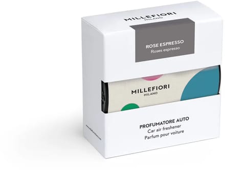 Millefiori Milano - Autoparfum Icon T6 - Textile - Rose Espresso