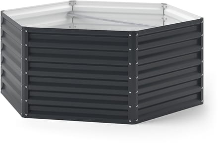 OK-Living Hoogbed – 129 x 129 cm Antraciet