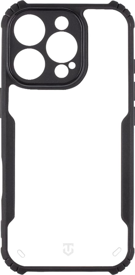 Tactical iPhone 16 Pro Max Quantum Stealth Cover – Transparant Hoesje – Clear Black