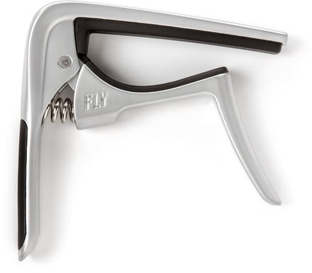 Dunlop 63CSC Trigger Fly Capo, Satin Chrome - Capodaster voor staalsnarige gitaar