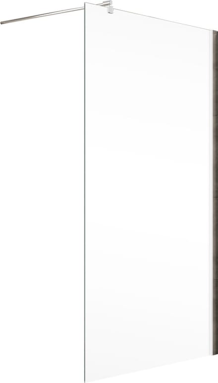 Schulte douchewand - inloopdouche - 90x200 cm - 8mm - transparant veiligheidsglas - antikalk -chroom - premium Masterclass M8