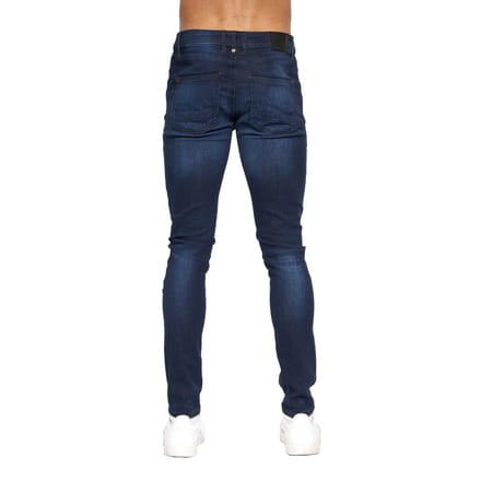 Duck and Cover Heren Maylead Slim Jeans (Donkere wasbeurt)