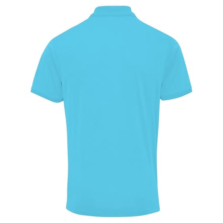 Premier Heren Coolchecker Pique korte mouw Polo T-Shirt (Turquoise)